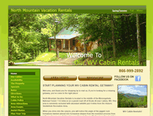 Tablet Screenshot of northmountainrentals.com